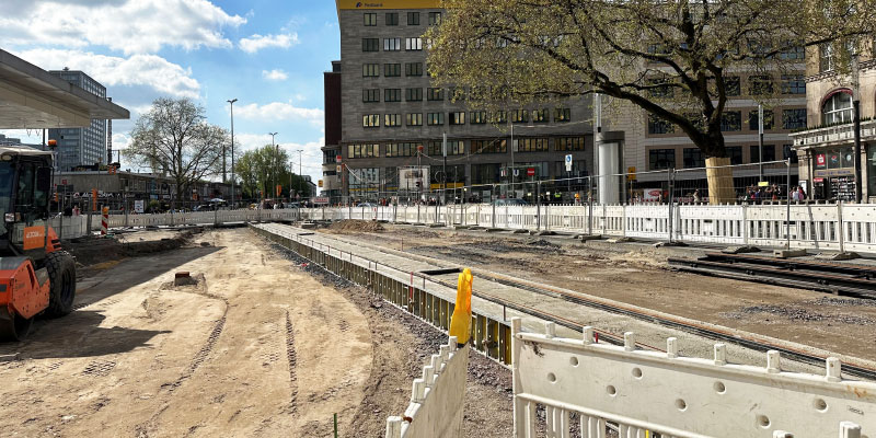 IBJ Essen Ingenieure Udo Jörißen - Referenzen - Bauüberwachung Citybahn Essen, Straßenbau und Entwässerung IBJ Essen Ingenieure Udo Jörißen - Referenzen - Bauüberwachung Citybahn Essen, Straßenbau und Entwässerung