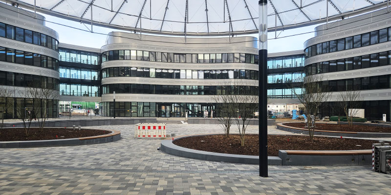 IBJ Essen Ingenieure Udo Jörißen - Referenzen - Mönchengladbach, SMS - Planung und Bauüberwachung Erdbau, Freianlagen, Infrastruktur Neubau Campus IBJ Essen Ingenieure Udo Jörißen - Referenzen - Mönchengladbach, SMS - Planung und Bauüberwachung Erdbau, Freianlagen, Infrastruktur Neubau Campus